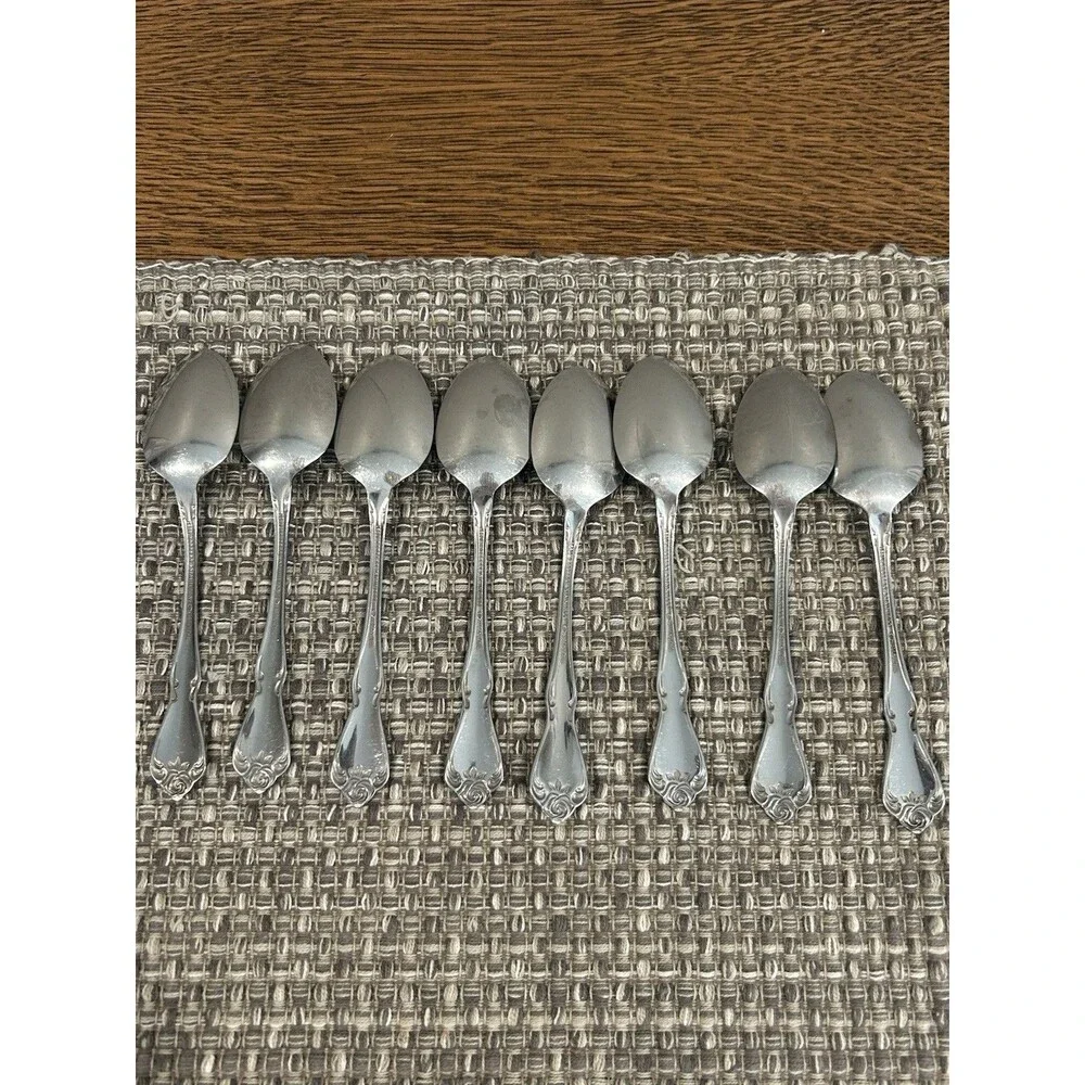 Oneida Arbor Rose True Rose Teasooons